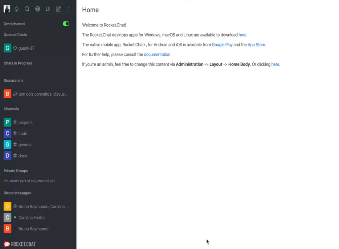 Rocket.Chat Desktop Promo