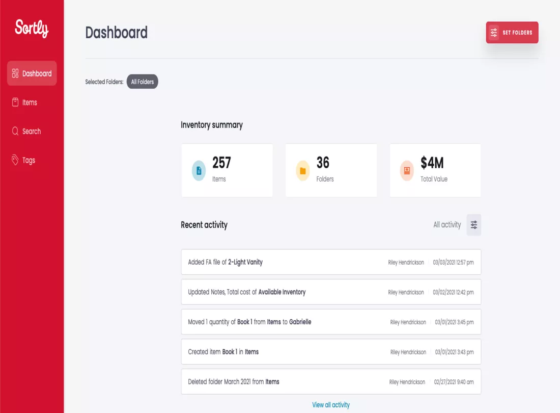 Sortly Desktop Promo