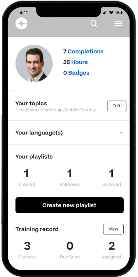 Cornerstone Learning Mobile promo