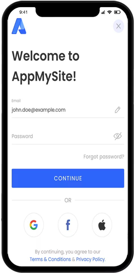 AppMySite Mobile promo