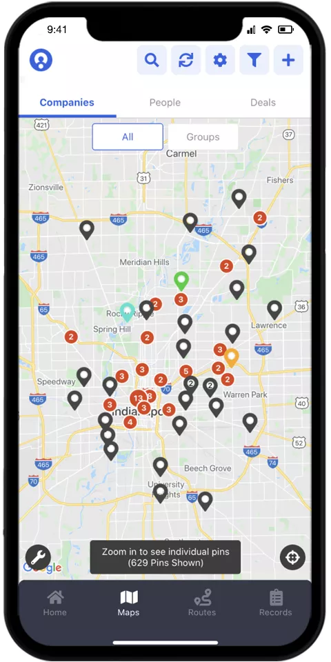 Map My Customers Mobile Promo