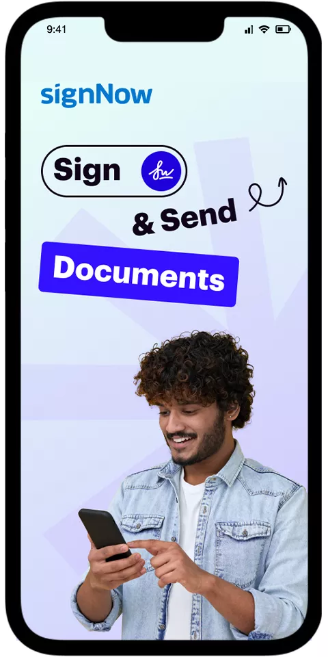 signNow Mobile View 1