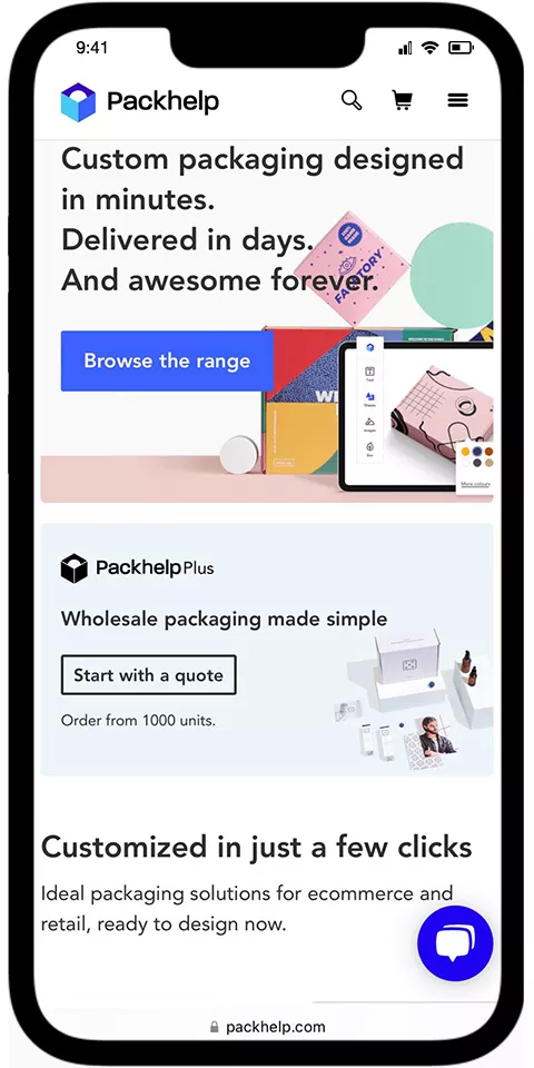 Packhelp Mobile View 2