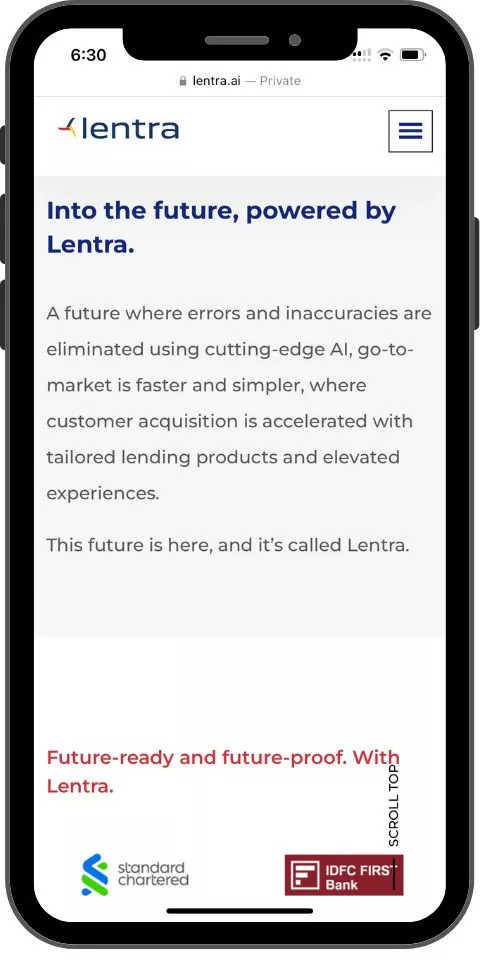 Lentra AI Mobile Promo